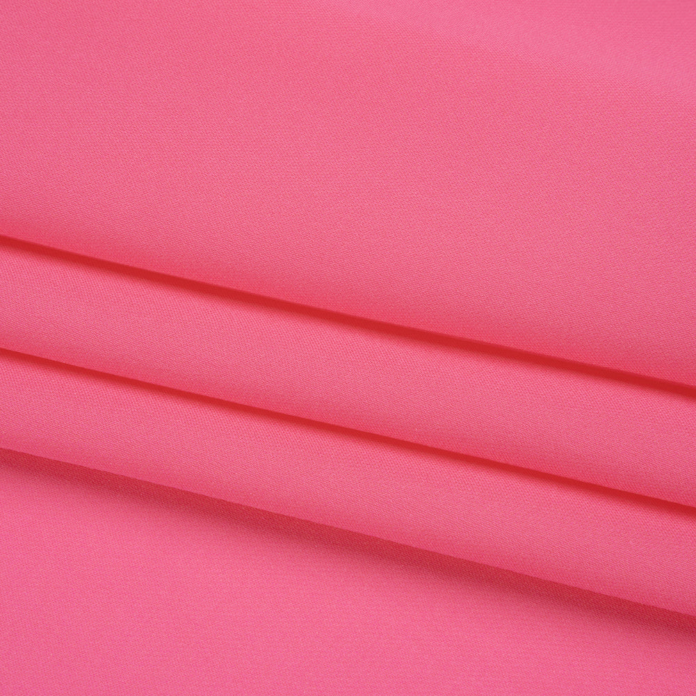 Silk Double Georgette - Carmine Rose - Premium Collection