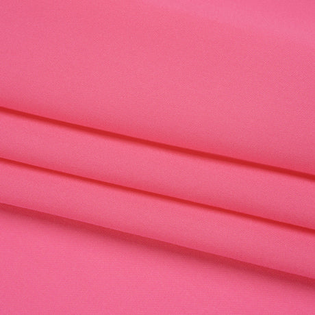 Silk Double Georgette - Carmine Rose - Premium Collection