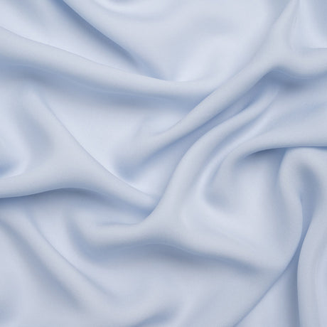 Silk Double Georgette - Icelandic Blue - Premium Collection