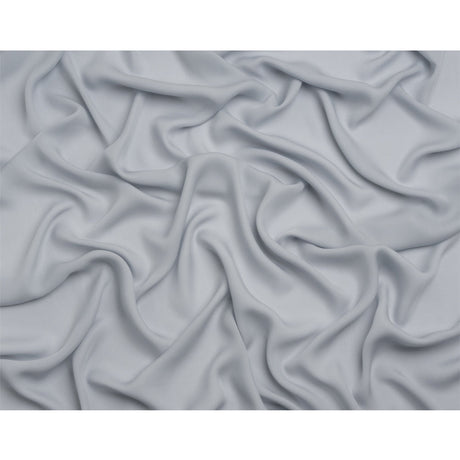 Silk Double Georgette - Gray Dawn - Premium Collection