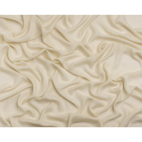 Silk Double Georgette - Ivory - Premium Collection