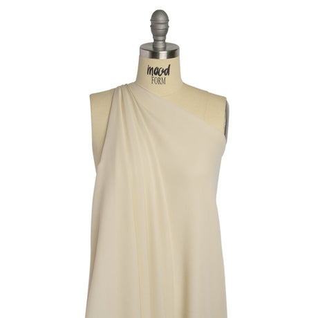Silk Double Georgette - Ivory - Premium Collection