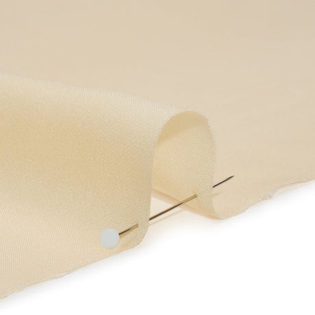 Silk Double Georgette - Pale Yellow - Premium Collection