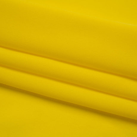 Silk Double Georgette - Buttercup Yellow - Premium Collection