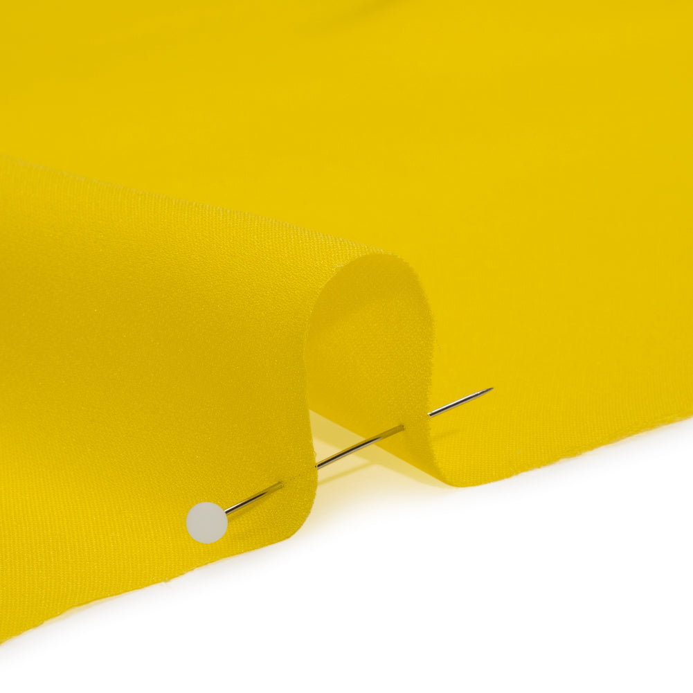 Silk Double Georgette - Buttercup Yellow - Premium Collection