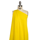 Silk Double Georgette - Buttercup Yellow - Premium Collection