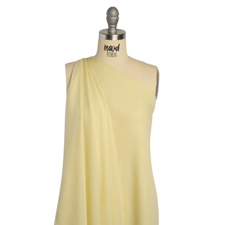 Silk Double Georgette - Young Wheat - Premium Collection