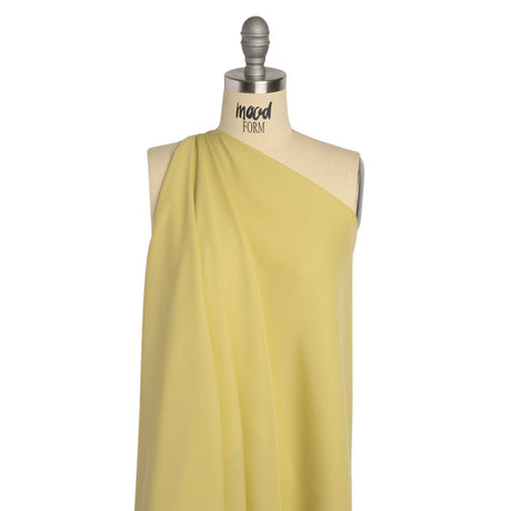 Silk Double Georgette - Linden Green - Premium Collection