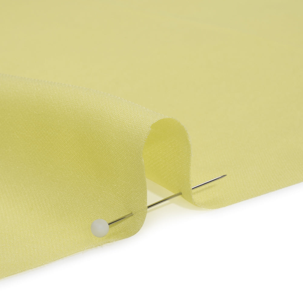 Silk Double Georgette - Sunny Lime - Premium Collection