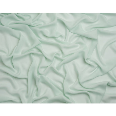Silk Double Georgette - Morning Mist - Premium Collection