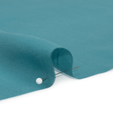 Silk Double Georgette - Colonial Blue - Premium Collection
