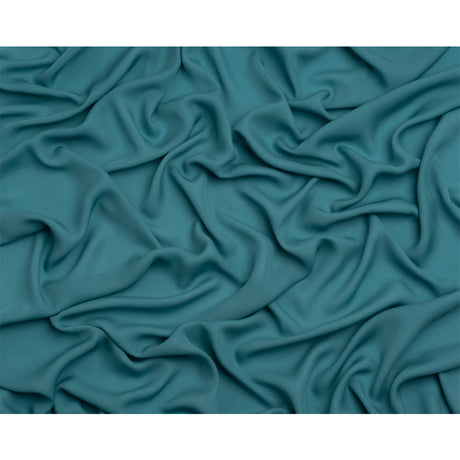 Silk Double Georgette - Colonial Blue - Premium Collection