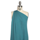 Silk Double Georgette - Colonial Blue - Premium Collection