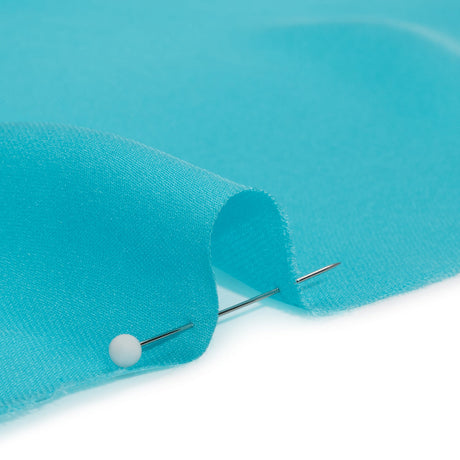 Silk Double Georgette - Angel Blue - Premium Collection