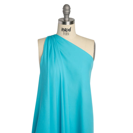 Silk Double Georgette - Angel Blue - Premium Collection