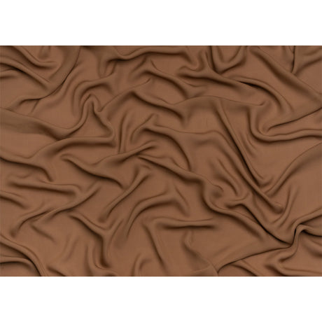 Silk Double Georgette - Light Brown - Premium Collection