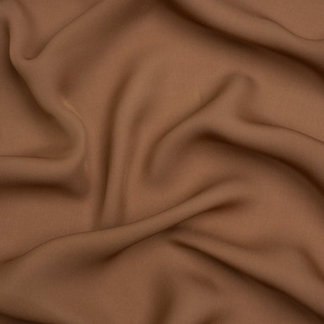 Silk Double Georgette - Light Brown - Premium Collection