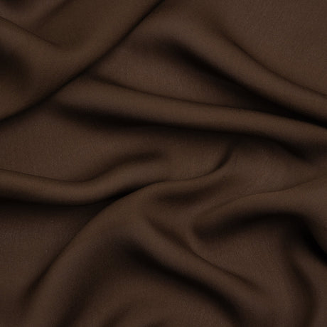 Silk Double Georgette - Chocolate - Premium Collection