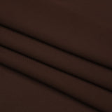 Silk Double Georgette - Dark Brown - Premium Collection