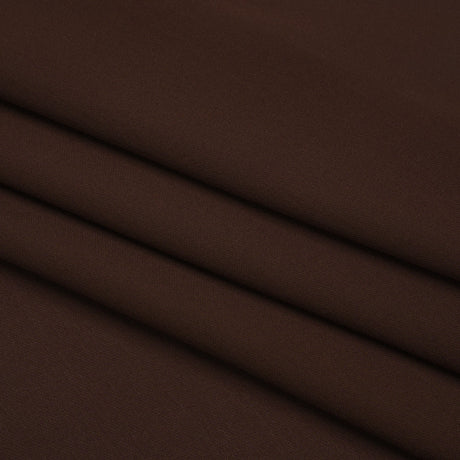 Silk Double Georgette - Dark Brown - Premium Collection