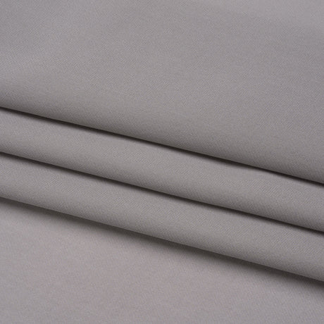 Silk Double Georgette - Silver - Premium Collection