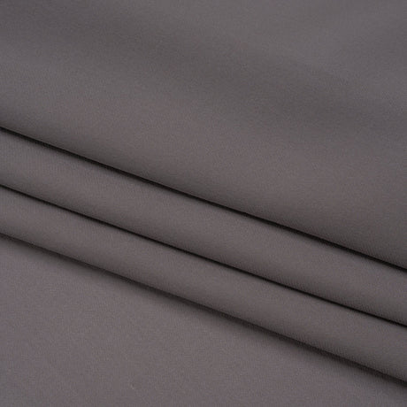 Silk Double Georgette - Dark Silver - Premium Collection