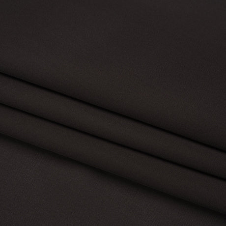 Silk Double Georgette - Deep Charcoal - Premium Collection