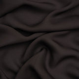 Silk Double Georgette - Deep Charcoal - Premium Collection