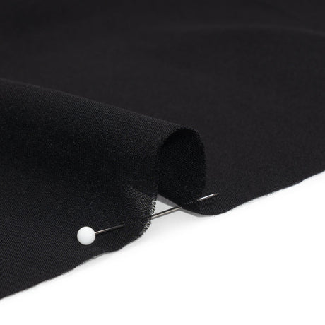 Silk Double Georgette - Black - Premium Collection