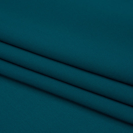 Silk Double Georgette - Deep Teal - Premium Collection