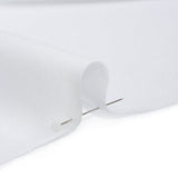 Silk 4-Ply Crepe 44" - Bright White - Premium Collection