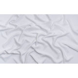 Silk 4-Ply Crepe 44" - Bright White - Premium Collection