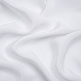 Silk 4-Ply Crepe 44" - Bright White - Premium Collection
