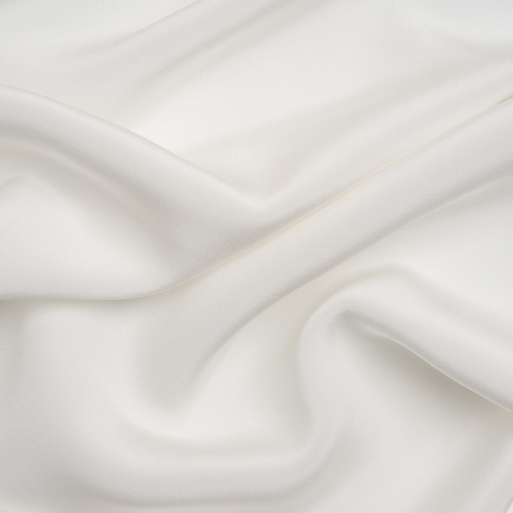 Silk 4-Ply Crepe 44" - Whisper White - Premium Collection