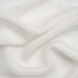 Silk 4-Ply Crepe 44" - Whisper White - Premium Collection