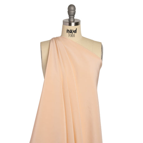Silk 4-Ply Crepe 44" - Pale Blush - Premium Collection