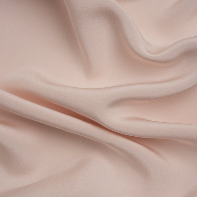 Silk 4-Ply Crepe 44" - Cradle Pink - Premium Collection
