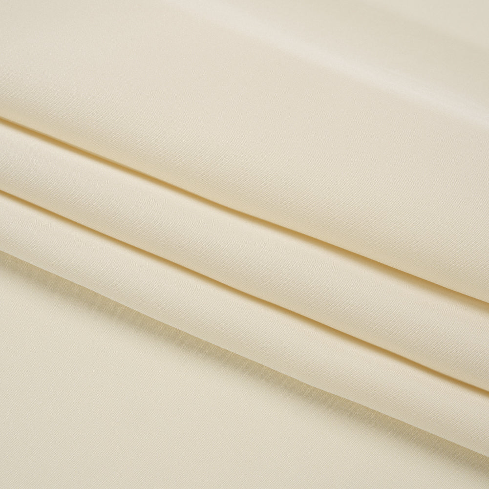 Silk 4-Ply Crepe 44" - Pale Yellow - Premium Collection