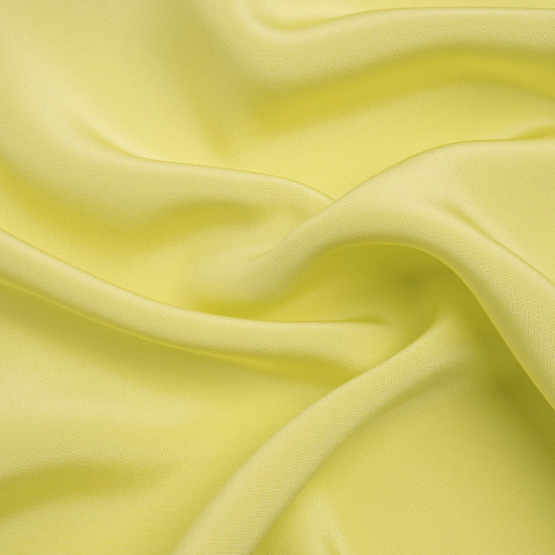 Silk 4-Ply Crepe 44" - Sunny Lime - Premium Collection