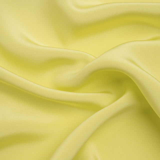 Silk 4-Ply Crepe 44" - Sunny Lime - Premium Collection