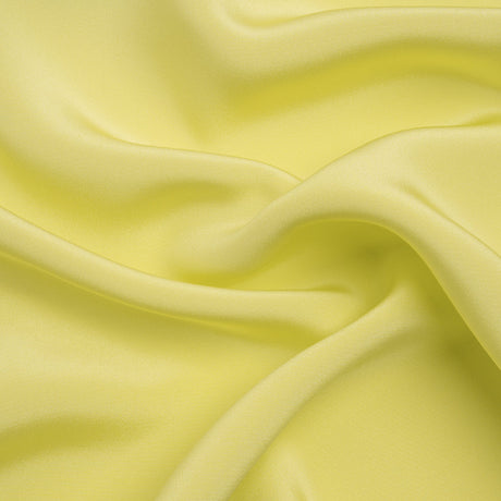 Silk 4-Ply Crepe 44" - Sunny Lime - Premium Collection