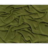 Silk 4-Ply Crepe 44" - Pesto Green - Premium Collection
