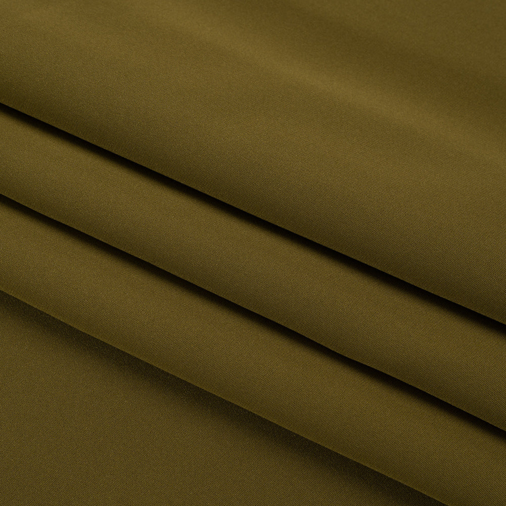 Silk 4-Ply Crepe 44" - Fir Green - Premium Collection
