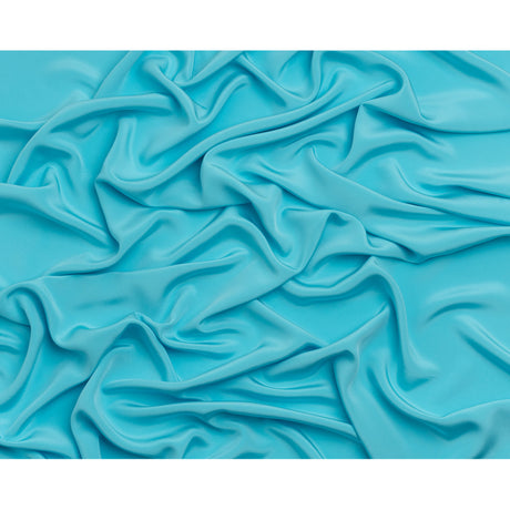 Silk 4-Ply Crepe 44" - Angel Blue - Premium Collection