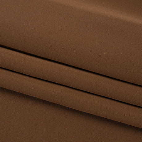 Silk 4-Ply Crepe 44" - Light Brown - Premium Collection