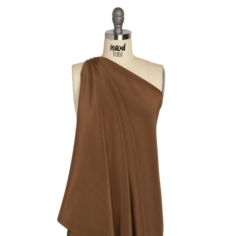 Silk 4-Ply Crepe 44" - Light Brown - Premium Collection