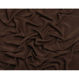 Silk 4-Ply Crepe 44" - Dark Brown - Premium Collection