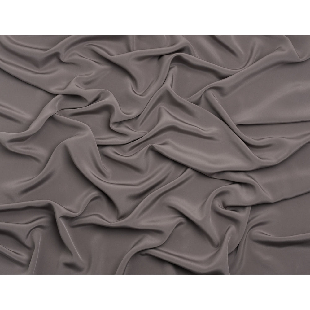 Silk 4-Ply Crepe 44" - Dark Silver - Premium Collection