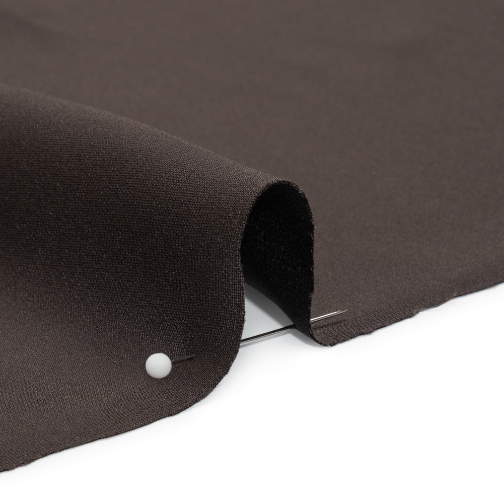 Silk 4-Ply Crepe 44" - Deep Charcoal - Premium Collection