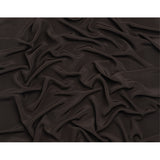 Silk 4-Ply Crepe 44" - Deep Charcoal - Premium Collection